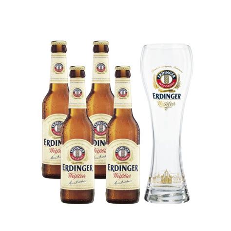 Giftpack Erdinger Weibbier 4x330ml Vaso Original 330ml Tienda De