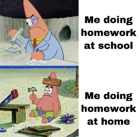 Homework Procrastination Meme