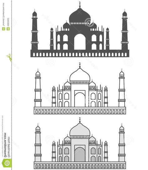 Taj Mahal Silhouette Vector at Vectorified.com | Collection of Taj ...