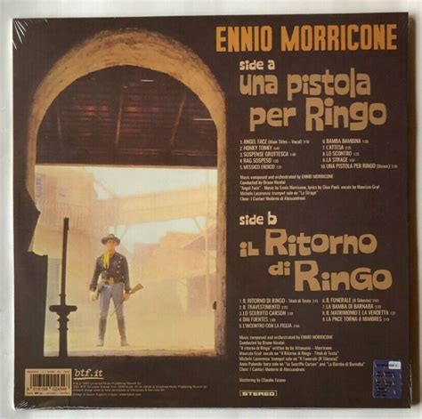 2022 RSD NEW ENNIO MORRICONE UNA PISTOLA PER RINGO IL RITORNO DI RINGO