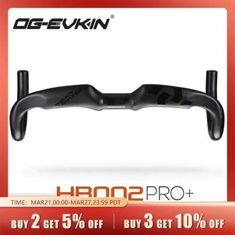 OG EVKIN HB 002 AERO Carbon Handlebar 31 8MM 400 420 440MM Road Bike