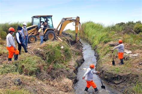 Chinecas Ejecuta Mantenimiento De Dren La Aguada Para Evitar Inundaci N