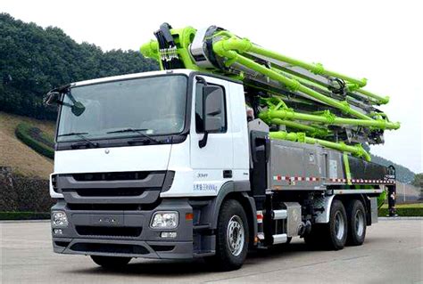 Zoomlion Offical 40m Concrete Mounted Pump Truck 40x 5rz In Stock