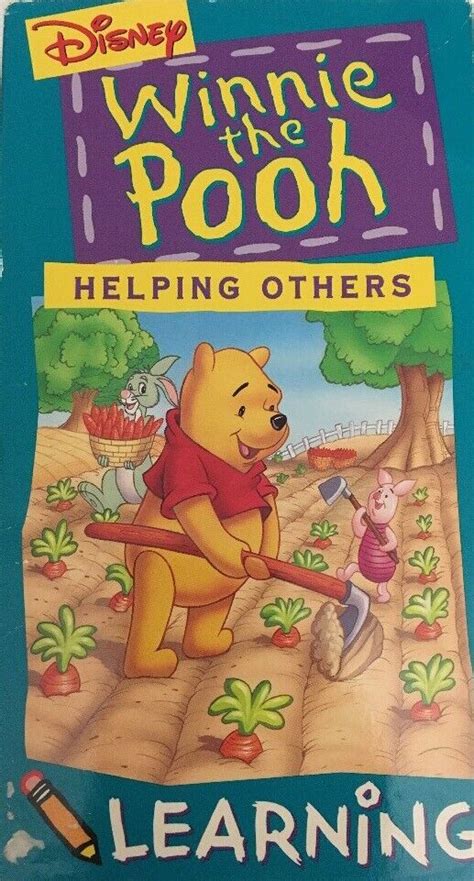 Disney Winnie The Pooh Helping Others Vhs 2458 Tested Rare Vintage