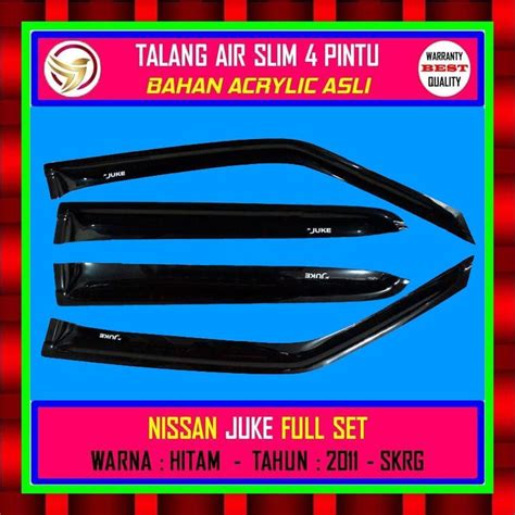 Jual TALANG AIR MOBIL 4 PINTU FULL SET NISSAN JUKE TAHUN 2011