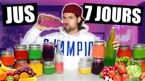 Je Bois Que Des Jus Pendant Une Semaine Defi Cure De Jus Détox Huby