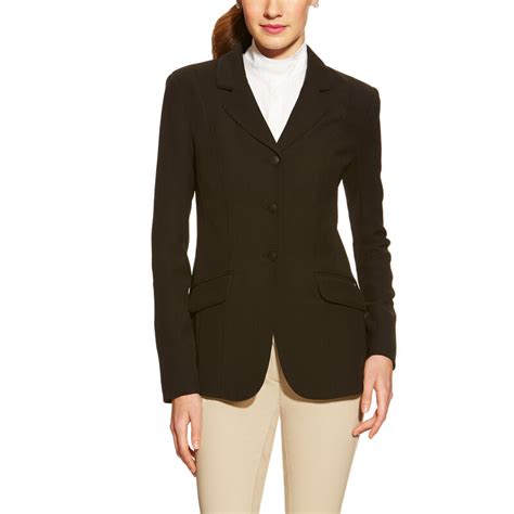 Womans Ariat Heritage Show Coat Black 812