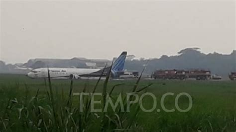 Kronologi Pesawat Trigana Air PK YSF Tergelincir Di Bandara Halim