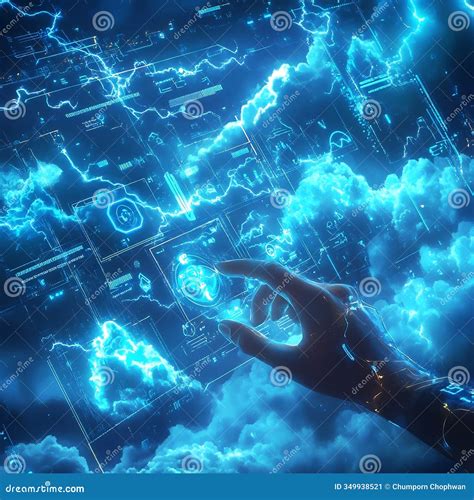 Weather App Interface With Forecasts For Weather Predictions And