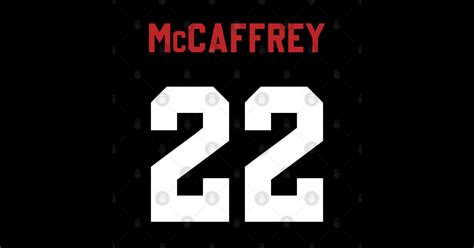 Christian McCaffrey Back Christian Mccaffrey Sticker TeePublic