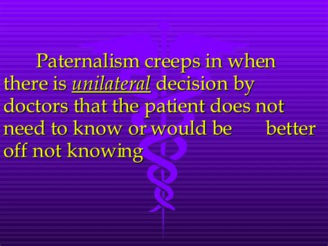 Paternalism