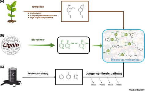 Bioactive Molecules From Lignin Via Homogeneous And Heterogeneous