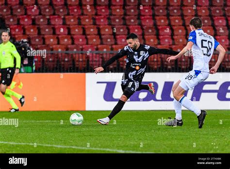 Renato Steffen Of FC Lugano L Attempts A Kick During UEFA Europa