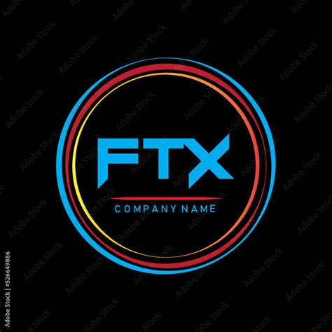 F T X.FTX Simple Logo For Company,FTX T-shirt Logo Design,FTX Letter ...