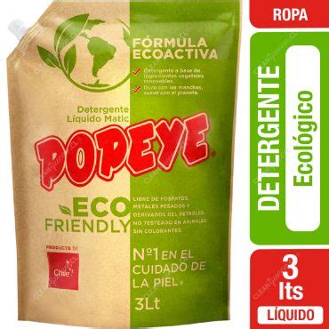 Detergente L Quido Popeye Eco Friendly Doypack L Clean Queen