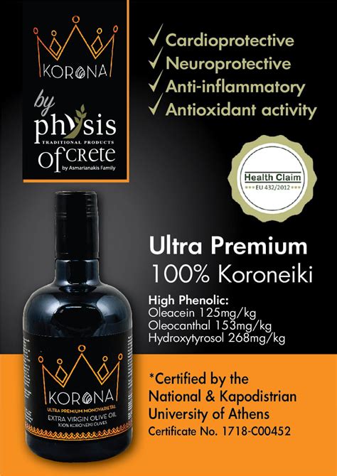 Korona Premium Extra Panensk Olivov Olej Ml Polyfenoly