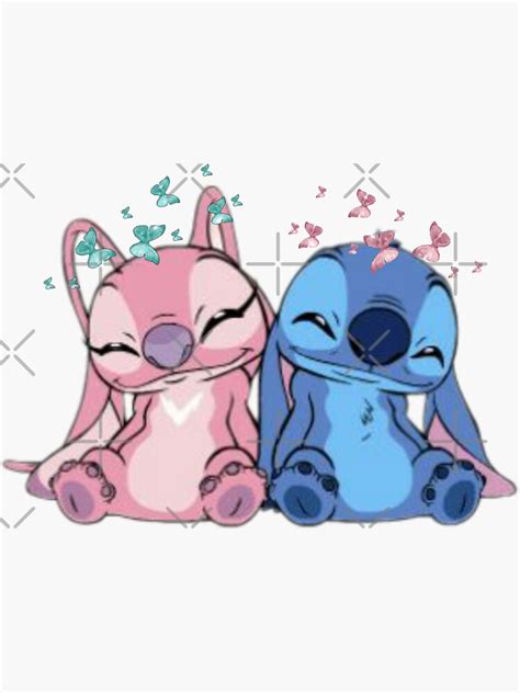 Stitch And Angel Heartbroken Sticker By Emilylao Stitch And Angel | Images and Photos finder