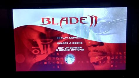 Opening To Blade Ii 20022004 Dvd 2009 Re Issue Youtube