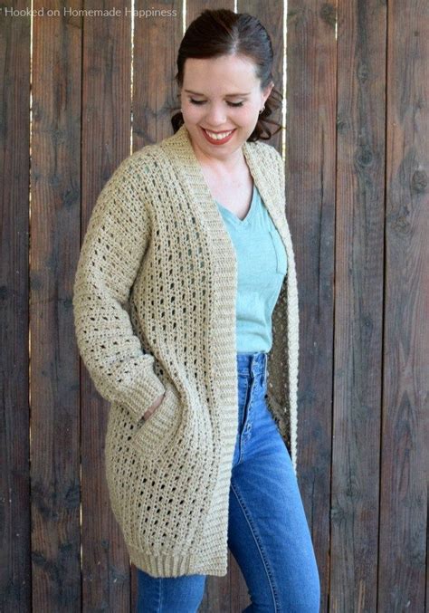 The Coffeeshop Cardigan Pdf Digital Download Crochet Pattern Cozy Crochet Cardi Pattern Women