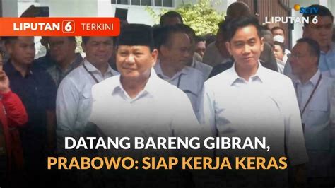 Penetapan Presiden Dan Wakil Presiden Prabowo Gibran Berangkat Bareng