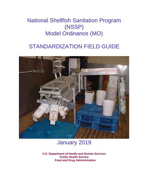 PDF National Shellfish Sanitation Program NSSP Model The