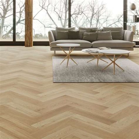 Natura Oak Brushed Matt Lacquer Herringbone Engineered Parquet