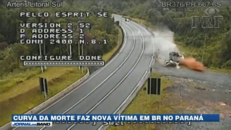 Curva da morte faz nova vítima na BR 376 no Paraná YouTube