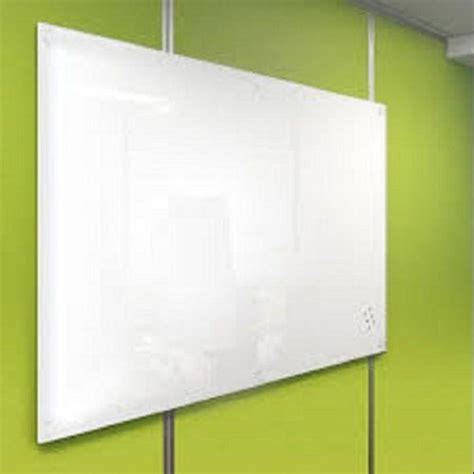 Wall Mounted White Glass Writing Boards For School College And Office Application School At