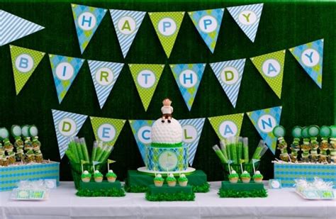 Adorable Boys Golf Birthday Party Ideas Spaceships And Laser Beams