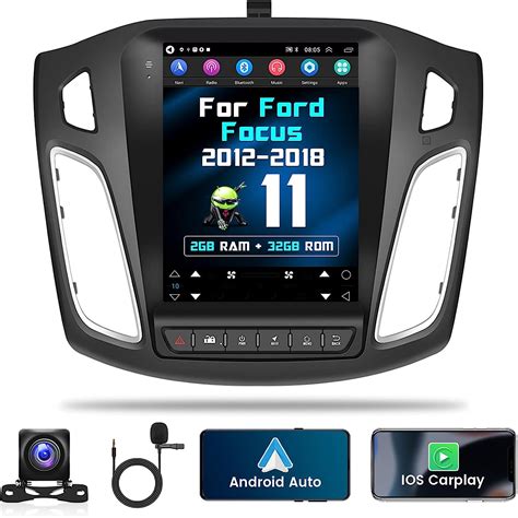 2G 32G Android 13 Radio Coche con GPS Carplay Inalámbrico para Ford