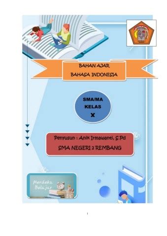 Bahan Ajar Bahasa Indonesia Kelas X Anik Irmawanti Halaman 1 57