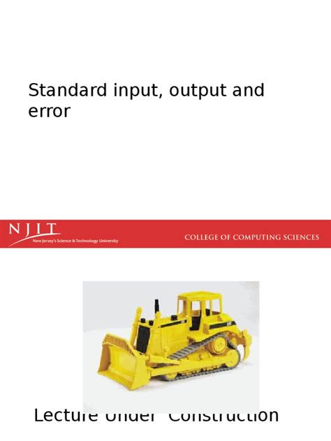 standard input output  error  inputoutput class computer