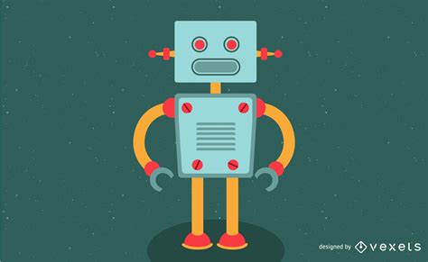 Simple Robot Vector Vector Download