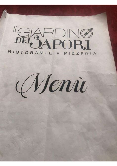 Menu 2024 Il Giardino Dei Sapori In Prata Sannita TheFork