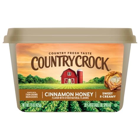 Save On Country Crock Cinnamon Honey Flavored Vegetable Oil Spread