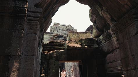 Exploring Ancient Khmer Architecture in Cambodia Free Stock Video ...