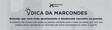 NASCENTE OU POENTE QUAL O MELHOR POSICIONAMENTO PARA COMPRAR UM