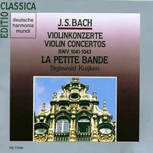 Concertos Pour Violon Bach Johann Sebastian Bach Johann Sebastian