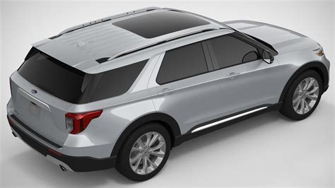 Ford Explorer 2023 Platinum - 3D Model by 3dacuvision