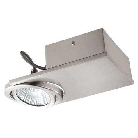 Eglo Brea 963 Inch 1 Light Matte Nickel Led Flush Mount The Home Depot Canada