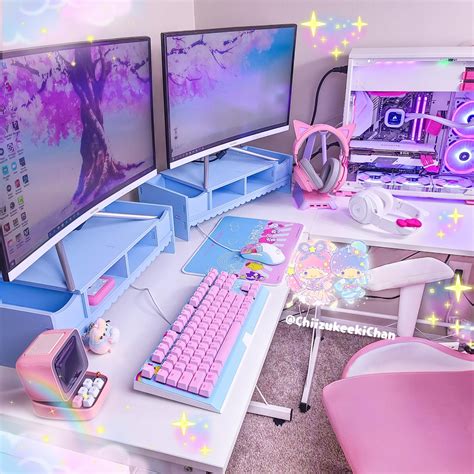 Kawaii Gaming Set Up