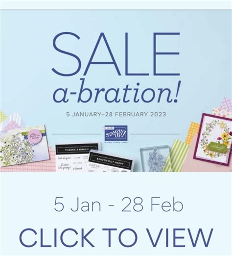 Sale A Bration January 2023 Catalogue Widgets Tech 4 Stampers