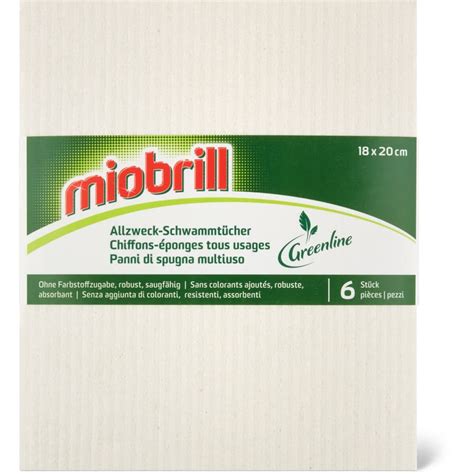 Achat Miobrill Greenline Chiffons Ponges Tous Usages Migros