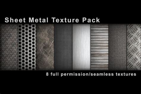 Second Life Marketplace Sheet Metal Texture Pack High Def Seamless Textures Full Perm