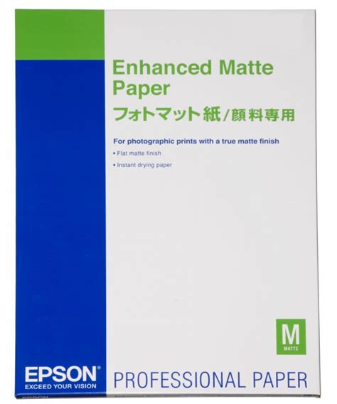 Enhanced Matte Paper Gsm Din A Blatt Epson Shop F R Den