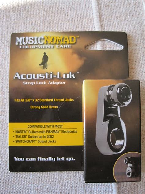 Music Nomad Mn270 Acousti Lok Strap Lock Adapter For Standard Reverb