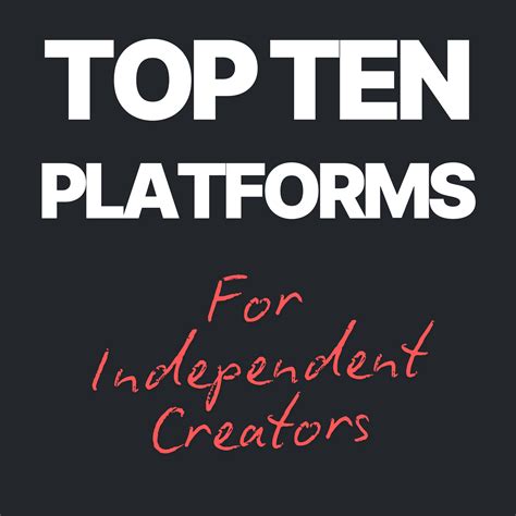 Top 10 Platforms for Independent Creators: Keep 100% Ownership and