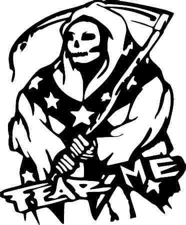 GRIMM REAPER CAR DECAL STICKER - Gympie Stickers