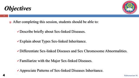 X Chromosome And Sex Linked Diseases Pptx