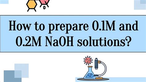 How To Prepare 01m And 02m Naoh Solutions Youtube